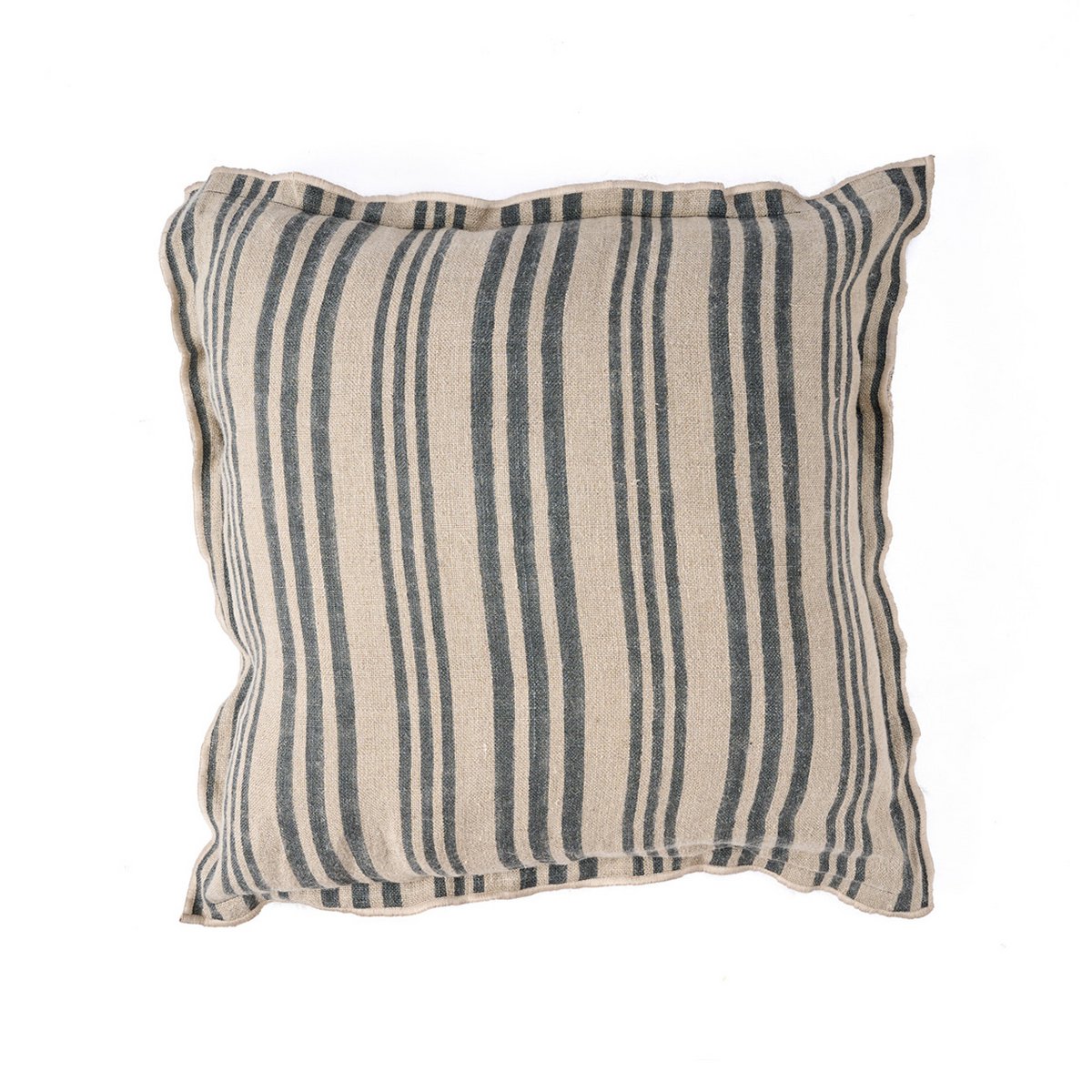 Housse de Coussin The Nordic Stripe - Noir Naturel - 50x50