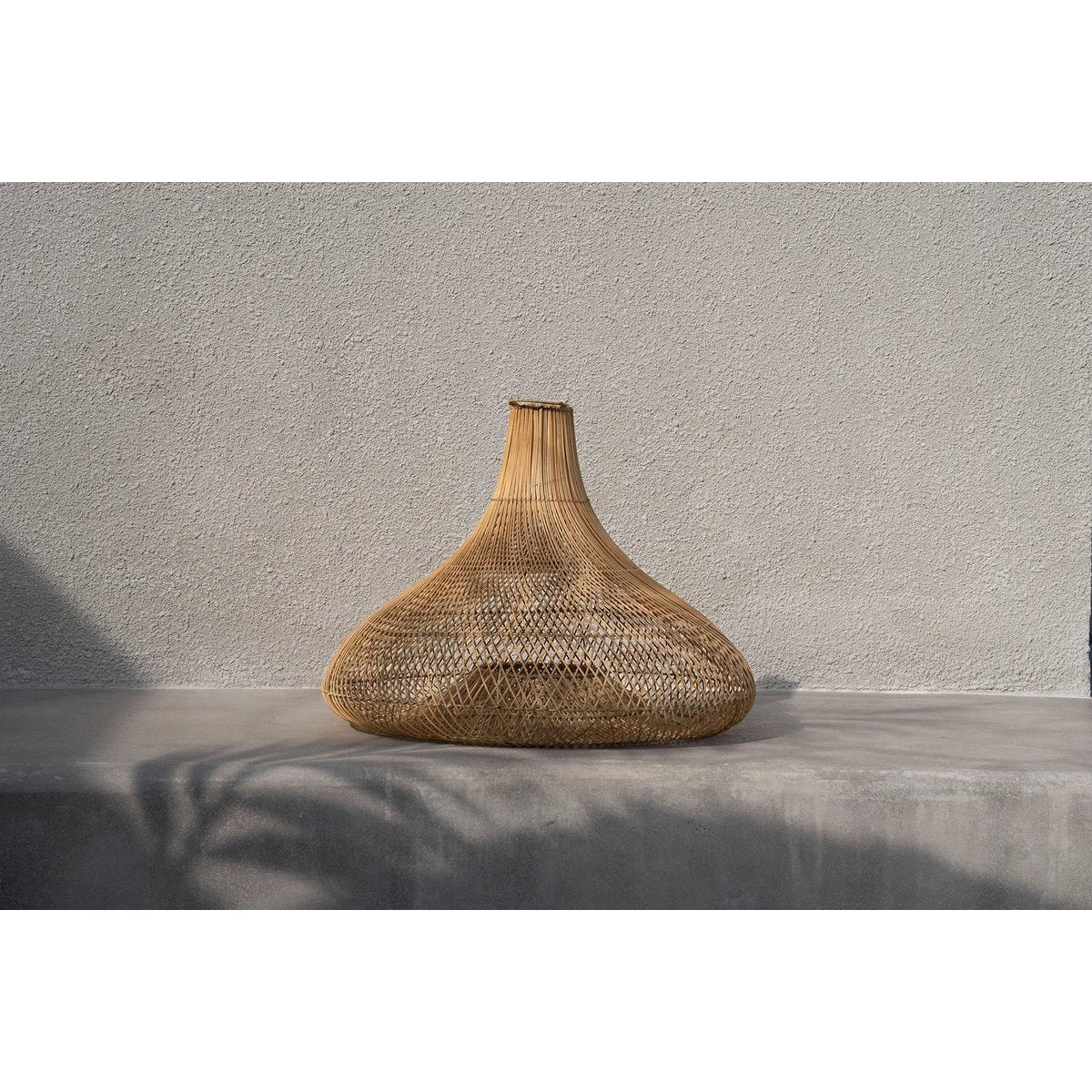 Abat-jour en rotin The Shala – Naturel – Taille L | Bazar Bizar
