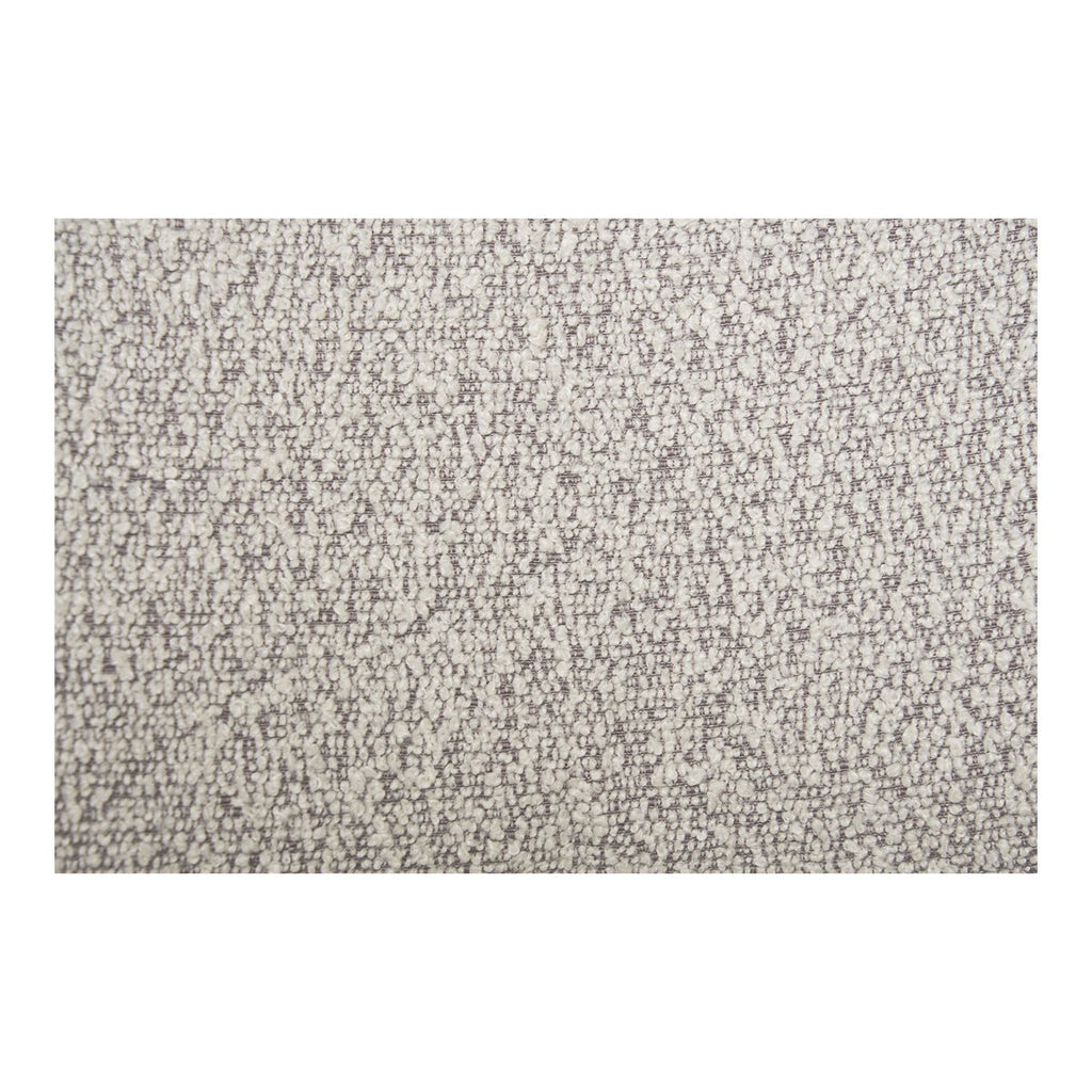 Chaise de salle à manger Mira – Bouclé sable & pieds noirs (lot de 2)