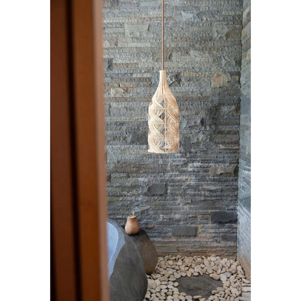 Suspension en rotin Garaffa – Naturel – L | Bazar Bizar