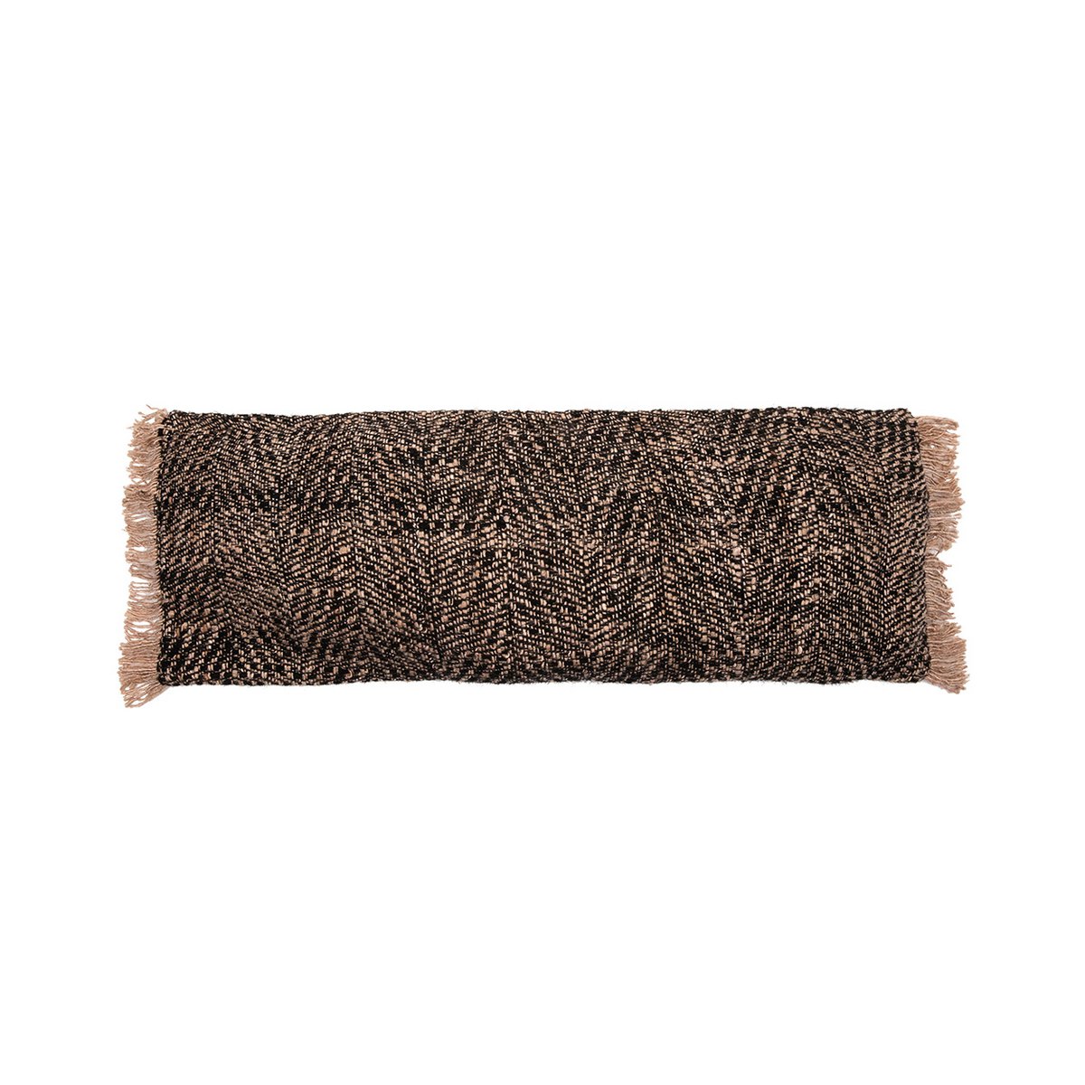 Housse de coussin longue Oh My Gee – Cuivre Noir – 35×100cm | Bazar Bizar