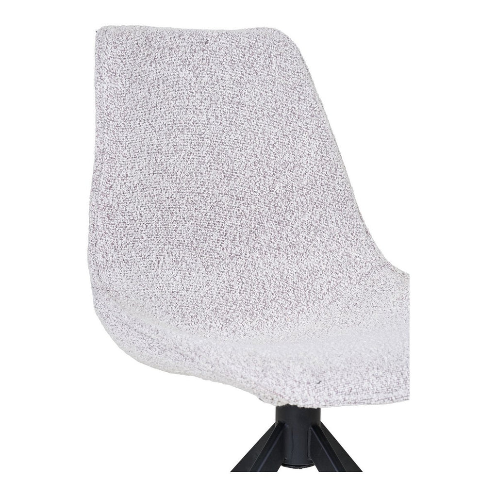 Chaise de salle à manger Monaco – Bouclé sable (lot de 2)
