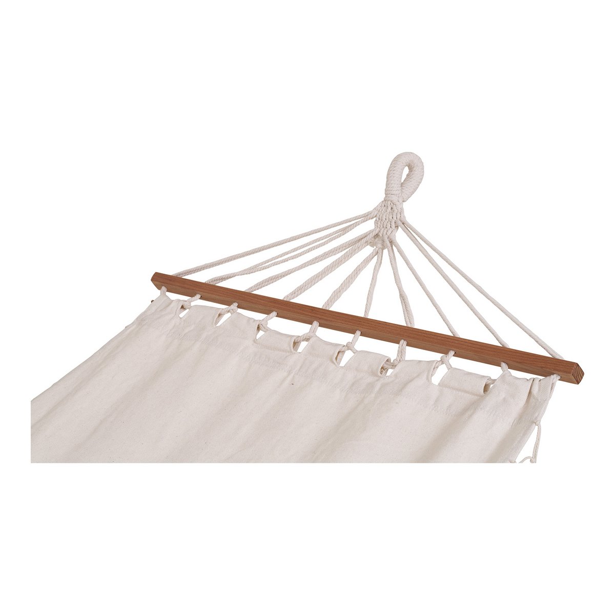 Hamac Edessa – Coton & polyester, blanc cassé