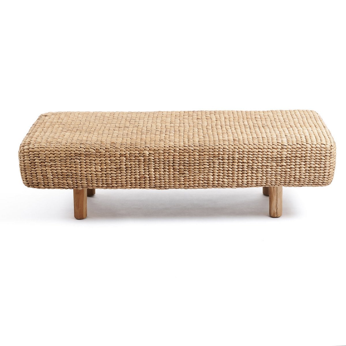 Le banc en jacinthe d'eau