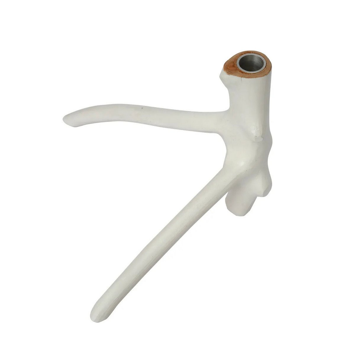 Bougeoir The Triple Twig - Blanc