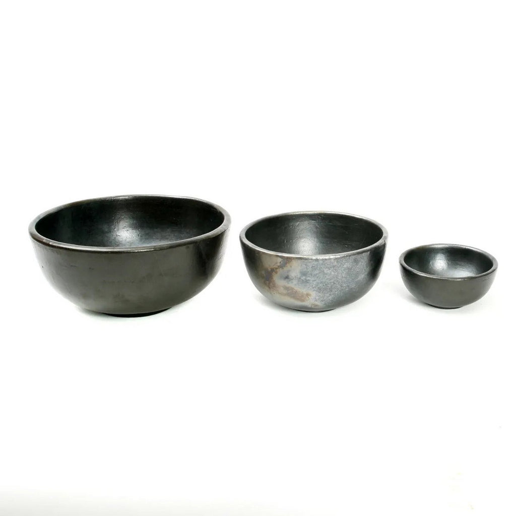 Bol en terre cuite brûlée Burned Bowl – Noir – S | Bazar Bizar