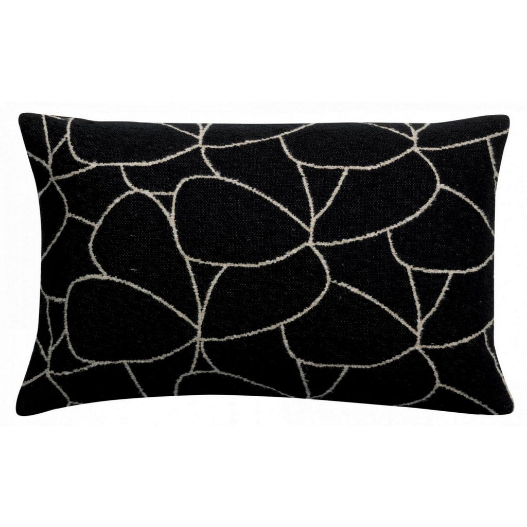 Coussin Dany Blanc/Noir 40 x 65