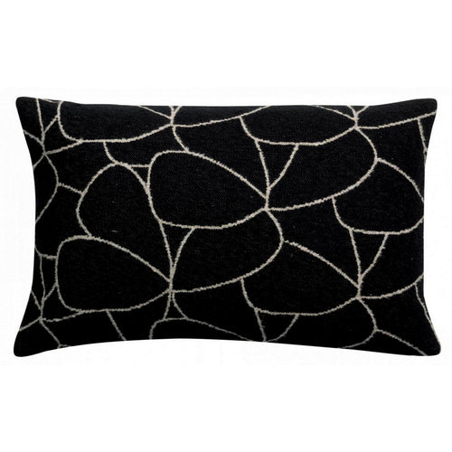Coussin Dany Blanc/Noir 40 x 65