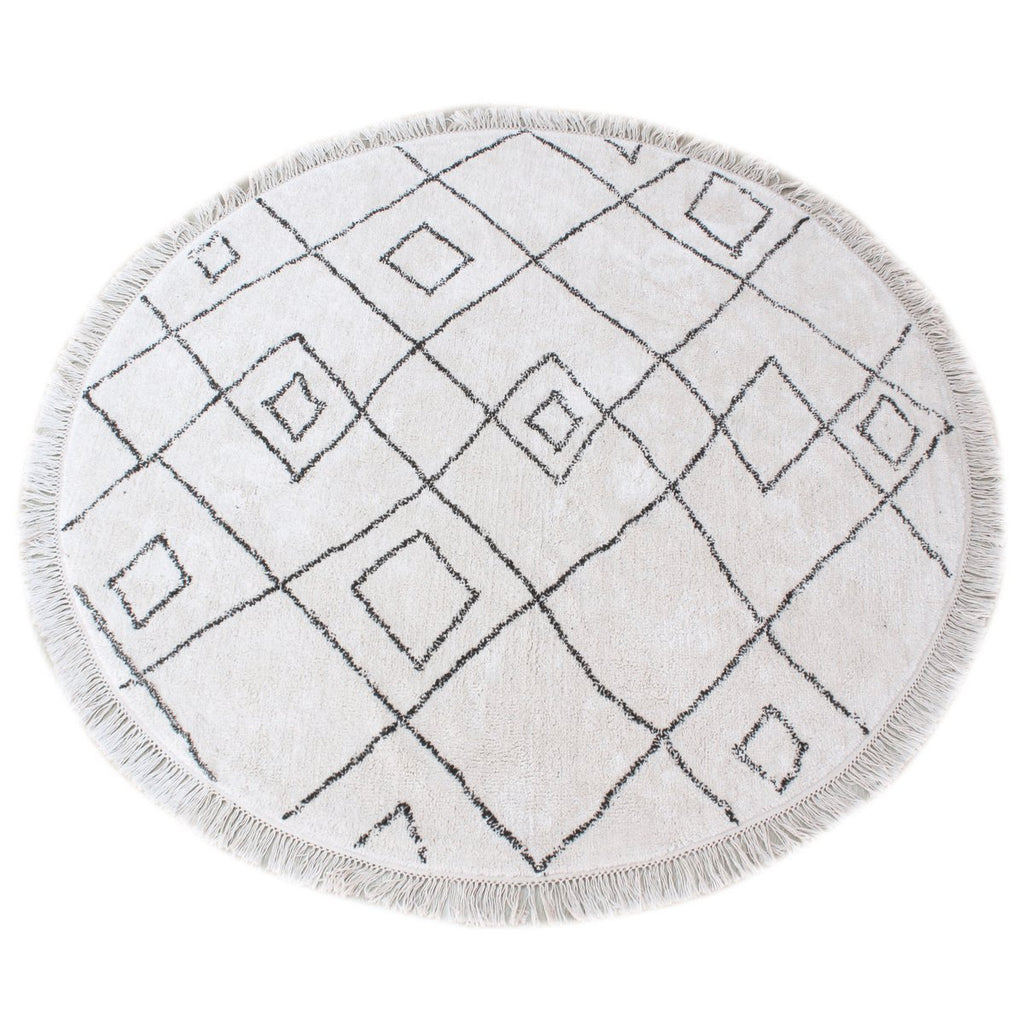 Tapis Ervin Ivoire/taupe Diamètre 160