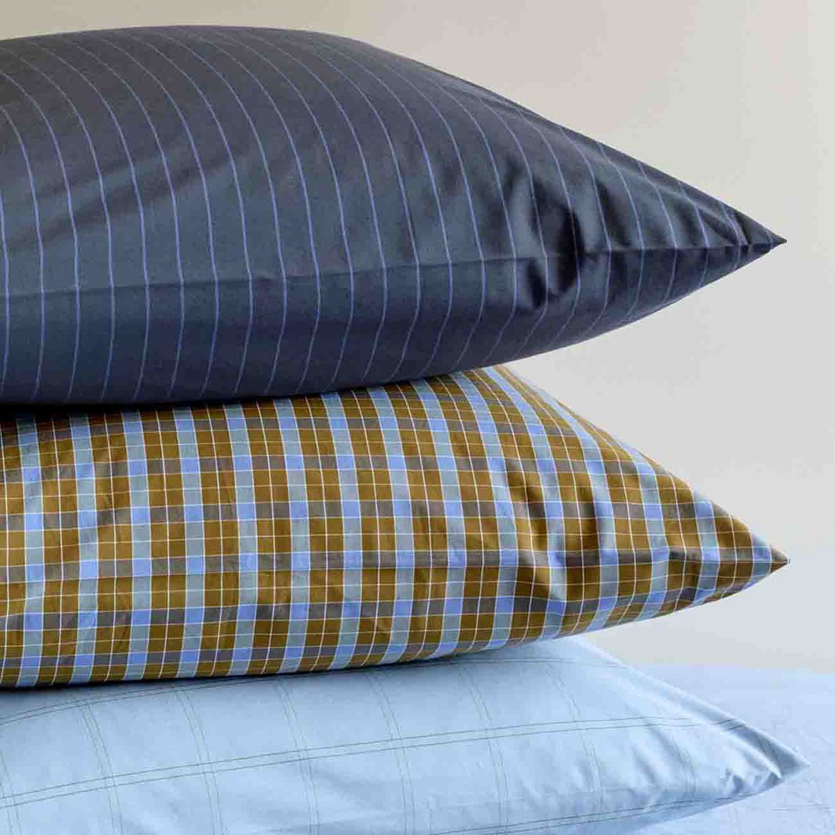Line Blue – Taie d'Oreiller – 50x70