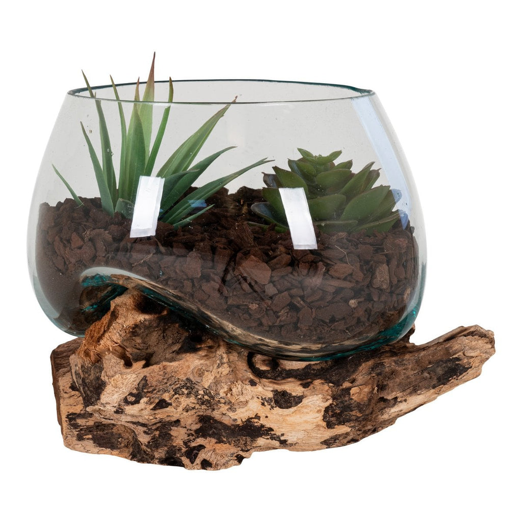 Vase Goutte d'Eau San Marino - Teck & Verre, 15x15 cm