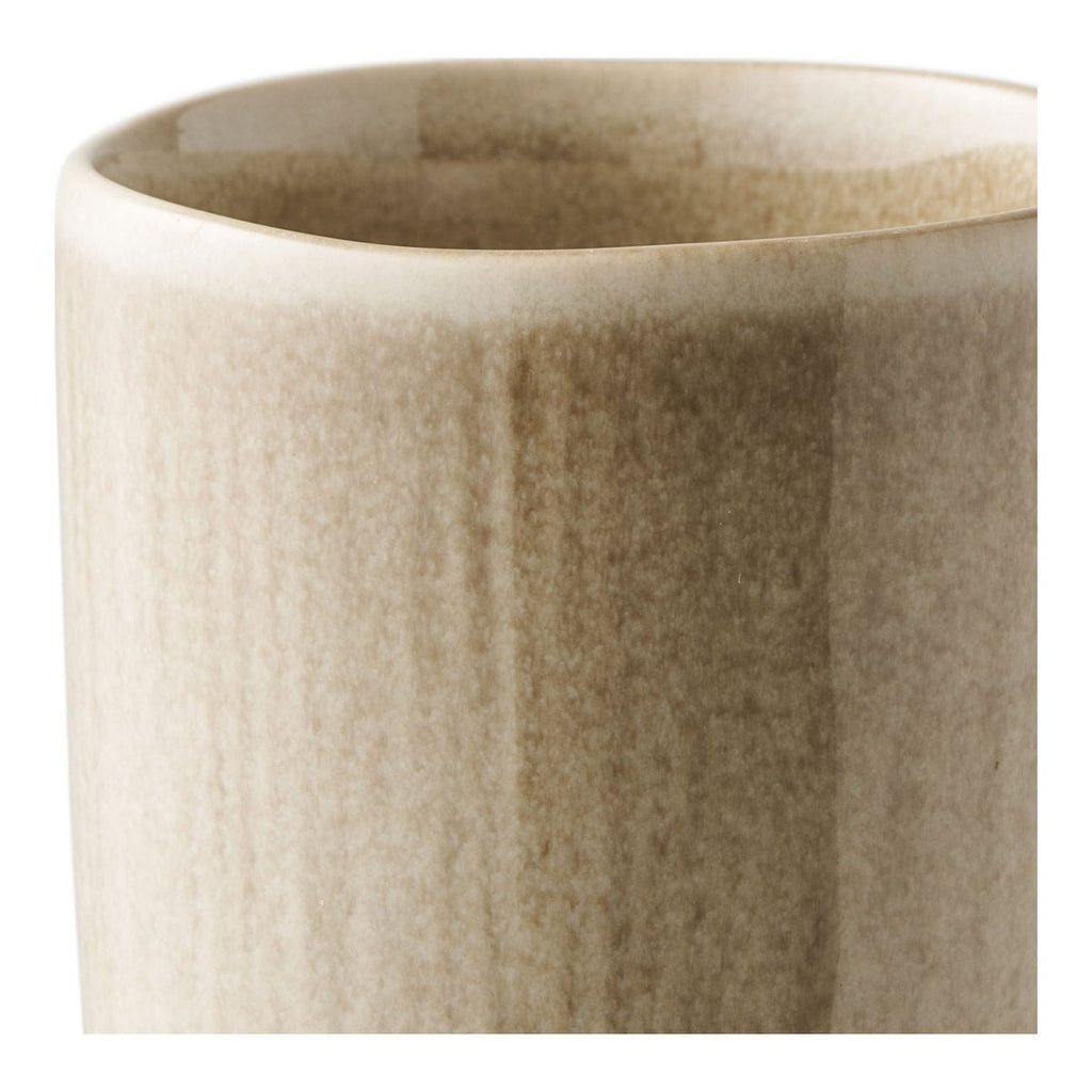 Tasse Viola, céramique, beige, ø8x9,5 cm, lot de 4