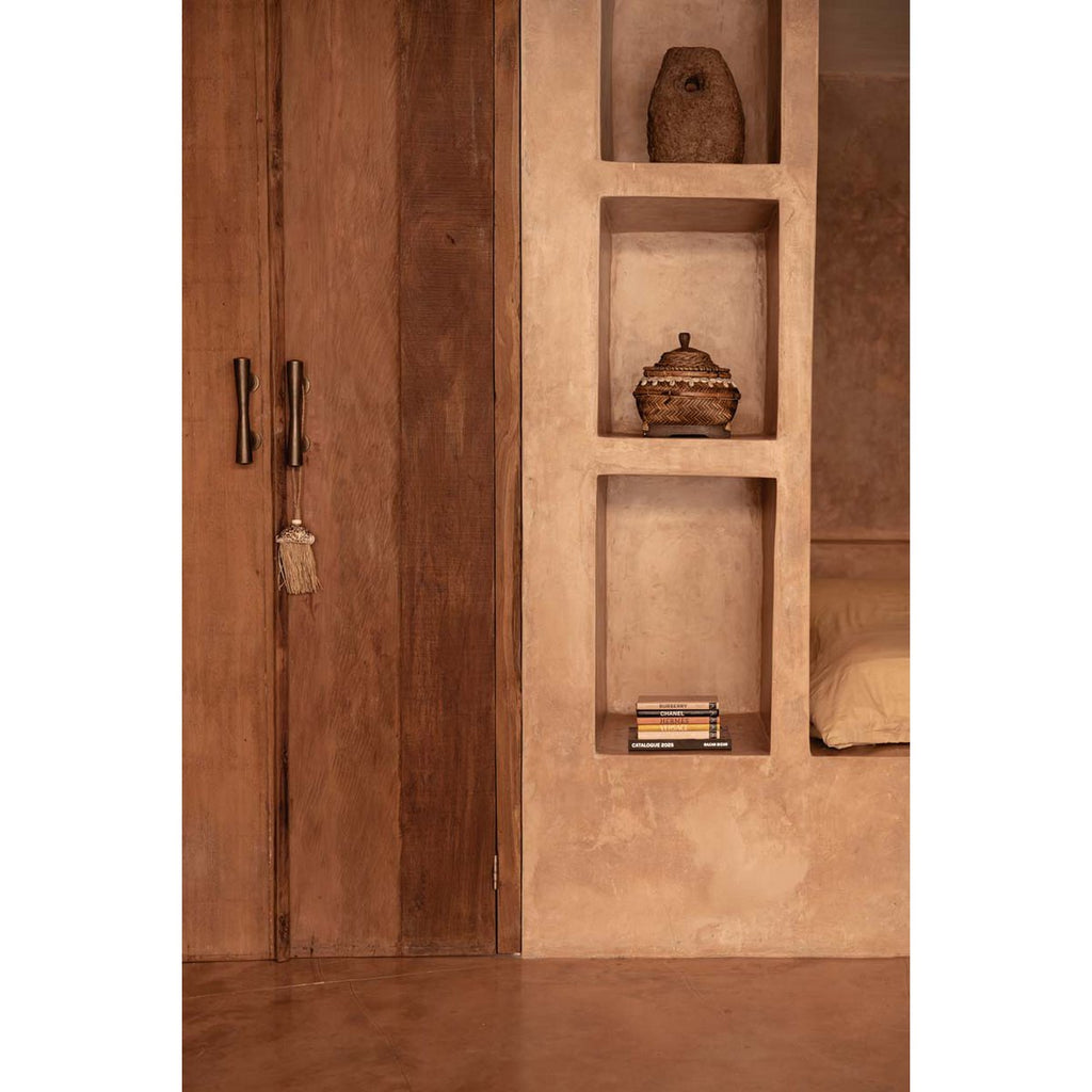 Bougeoir en terre cuite Terra Totem – Marron | Bazar Bizar