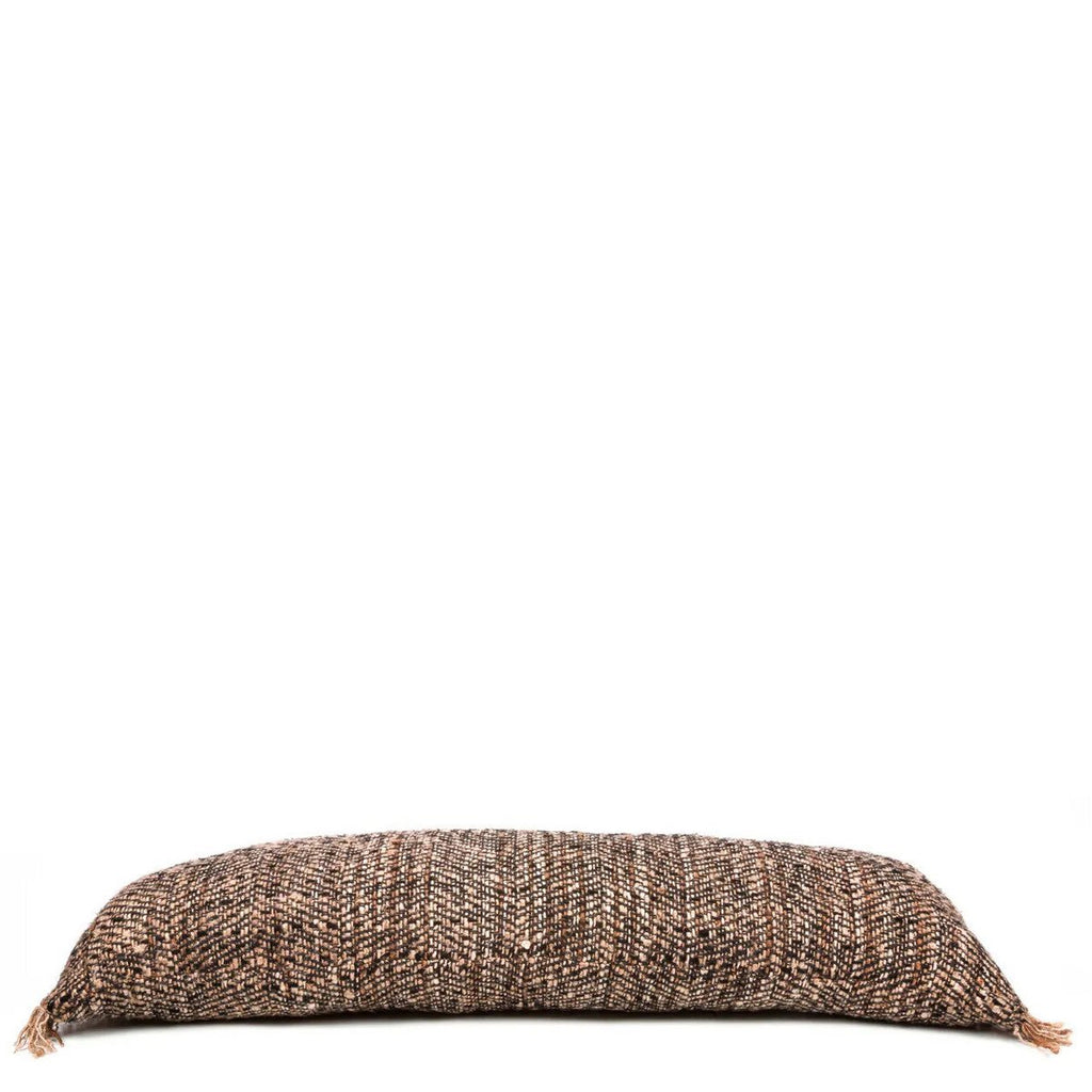 Housse de coussin longue Oh My Gee – Cuivre Noir – 35×100cm | Bazar Bizar