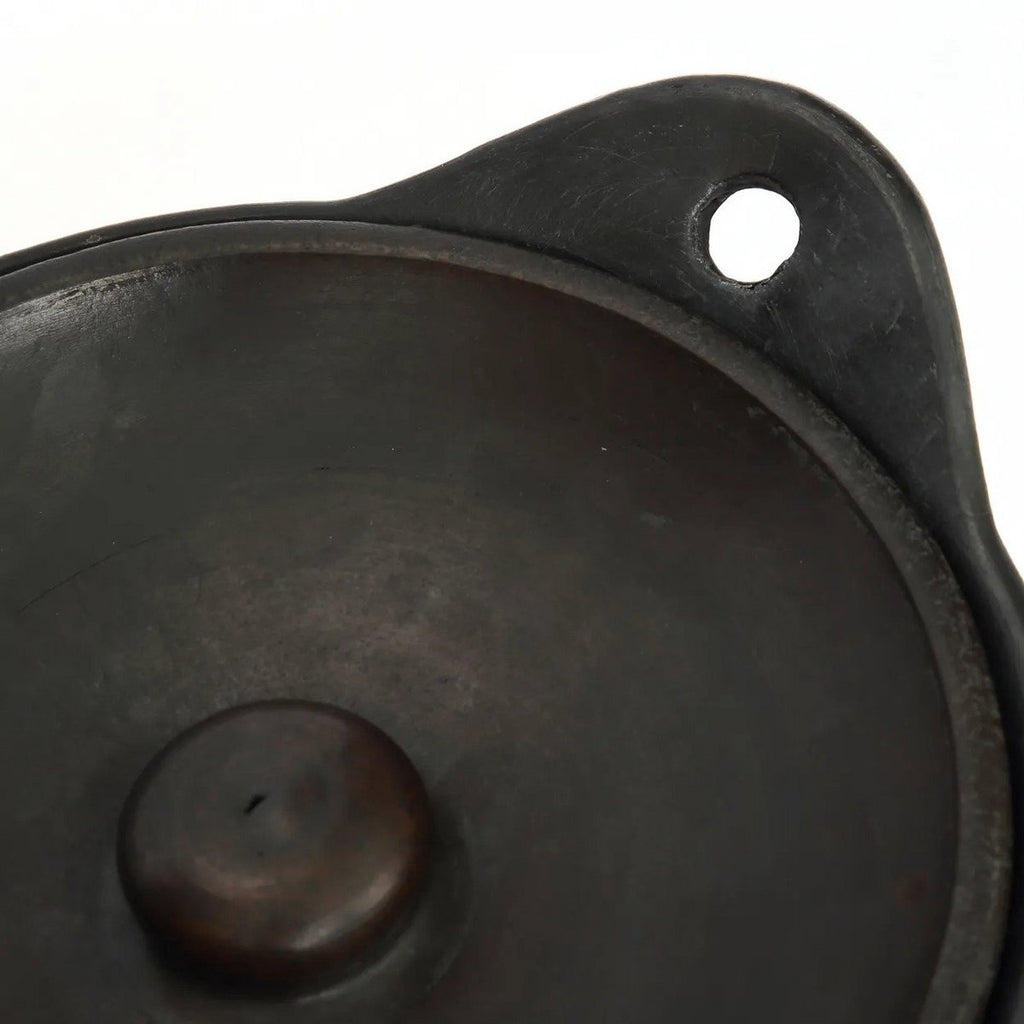 Pot en terre cuite Burned – Noir | Bazar Bizar