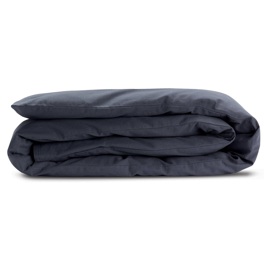 Calita Marine Coton lavé Housse d’édredon 85 × 200 cm