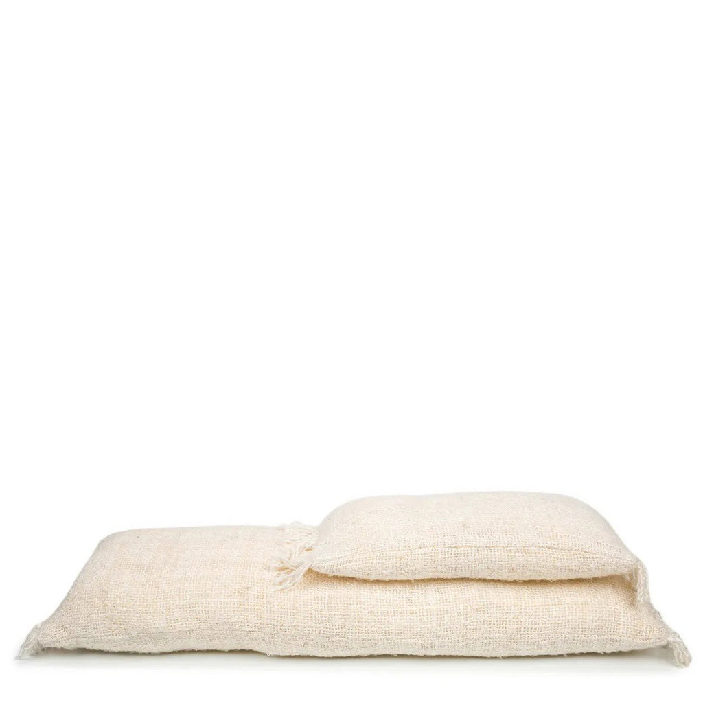 Housse de coussin en coton Oh My Gee – Crème – 30×50cm | Bazar Bizar
