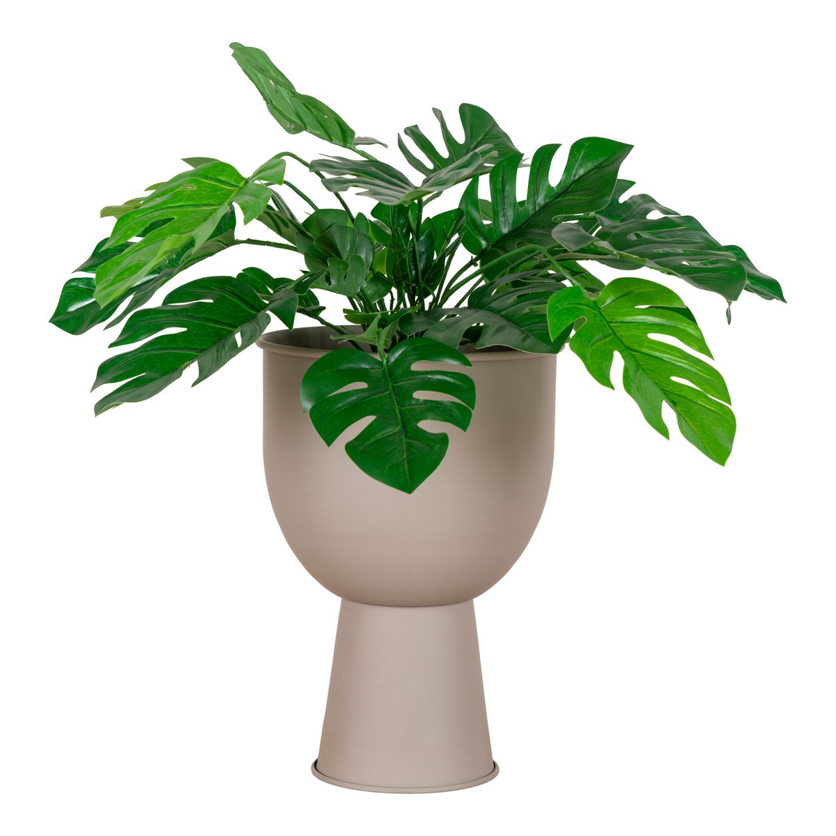 Pot de fleurs Amalfi – Acier sable