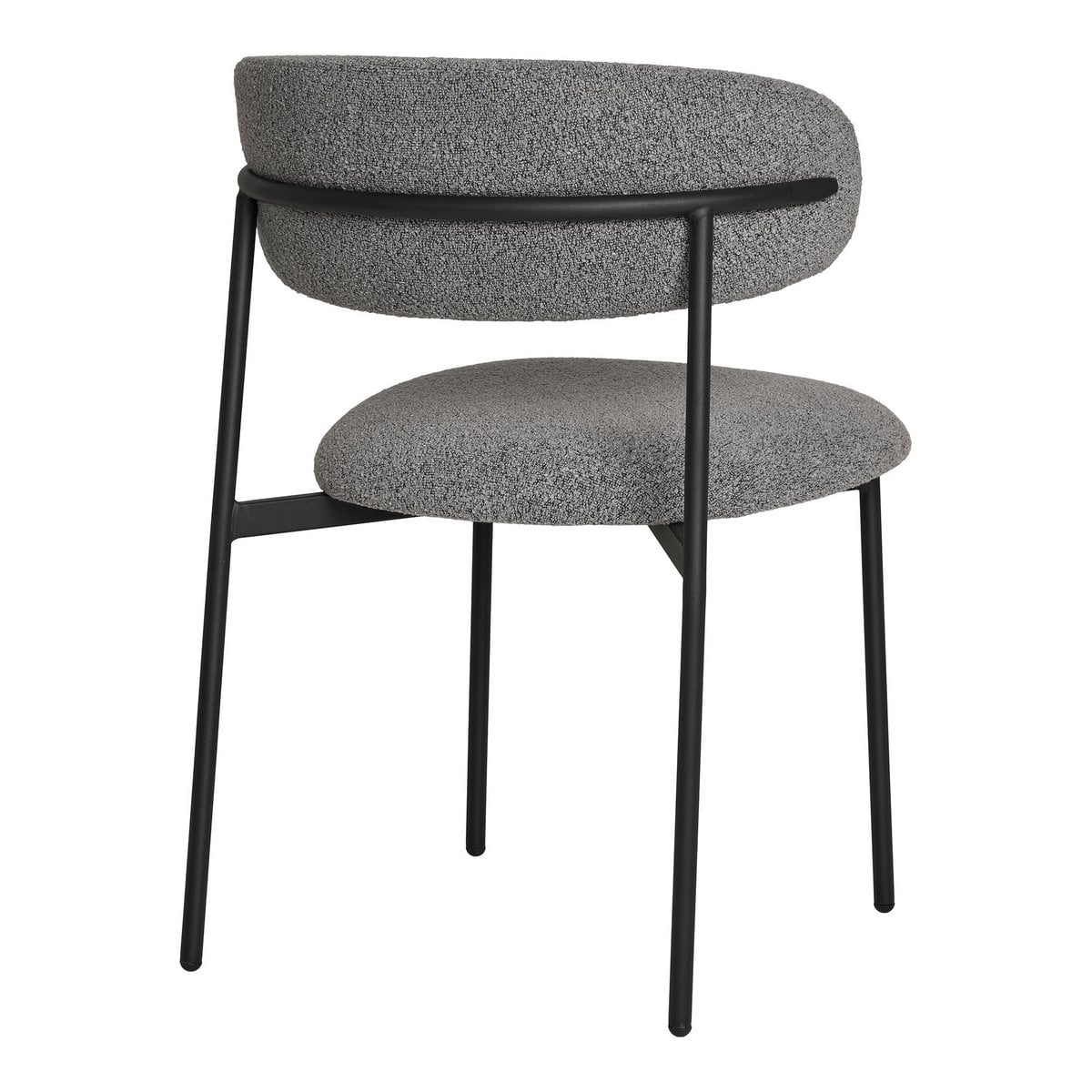 Chaise de Salle à Manger Mira - Gris Clair, 59x55x79,5 cm - Lot de 2