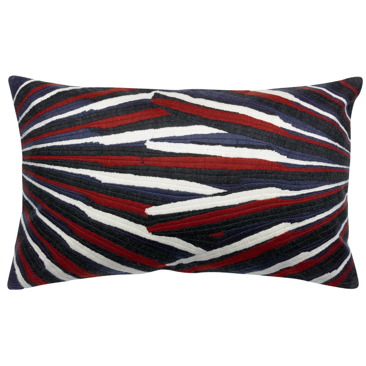 Coussin brodé Sasha Rubis 40 x 65