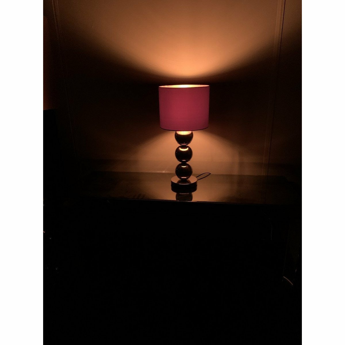 Lampe à poser Mini Bulb Sépia – Socle en marbre – H 53 cm