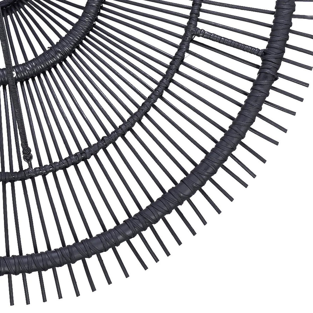 Suspension en rotin Le Ciel – Noir – XL | Bazar Bizar