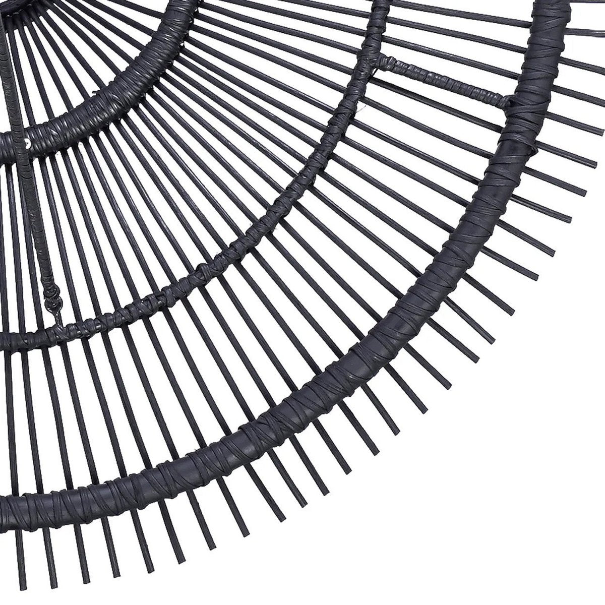 Suspension en rotin Le Ciel – Noir – XL | Bazar Bizar