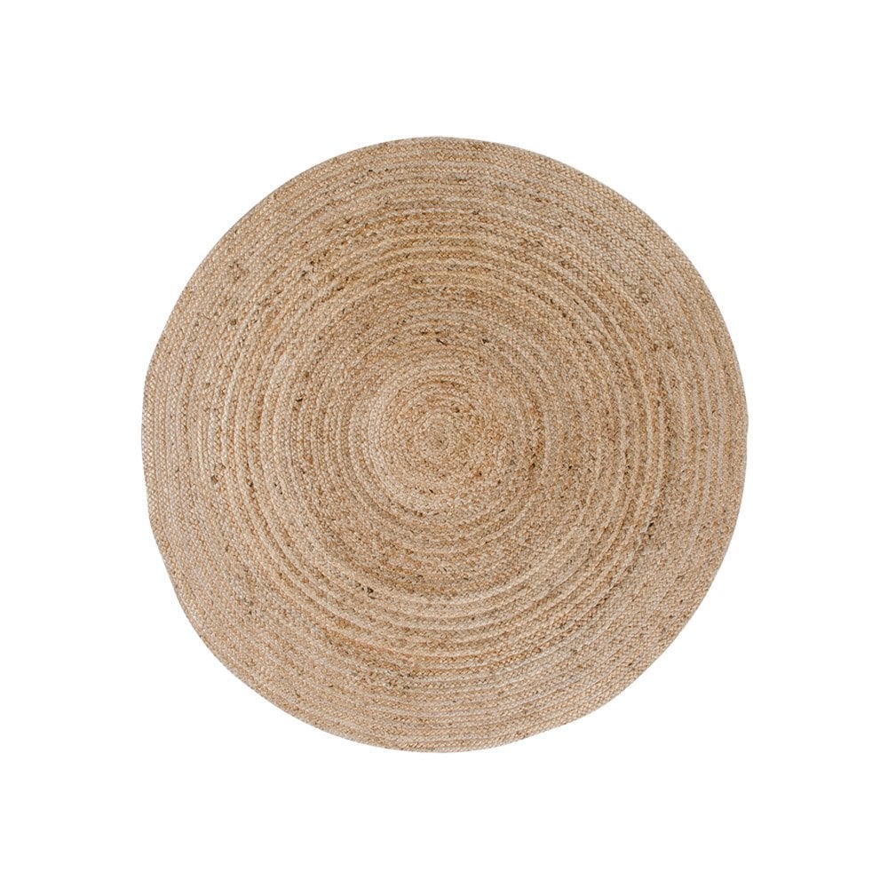 Tapis Bombay - Jute Tressé Naturel, Ø90 cm