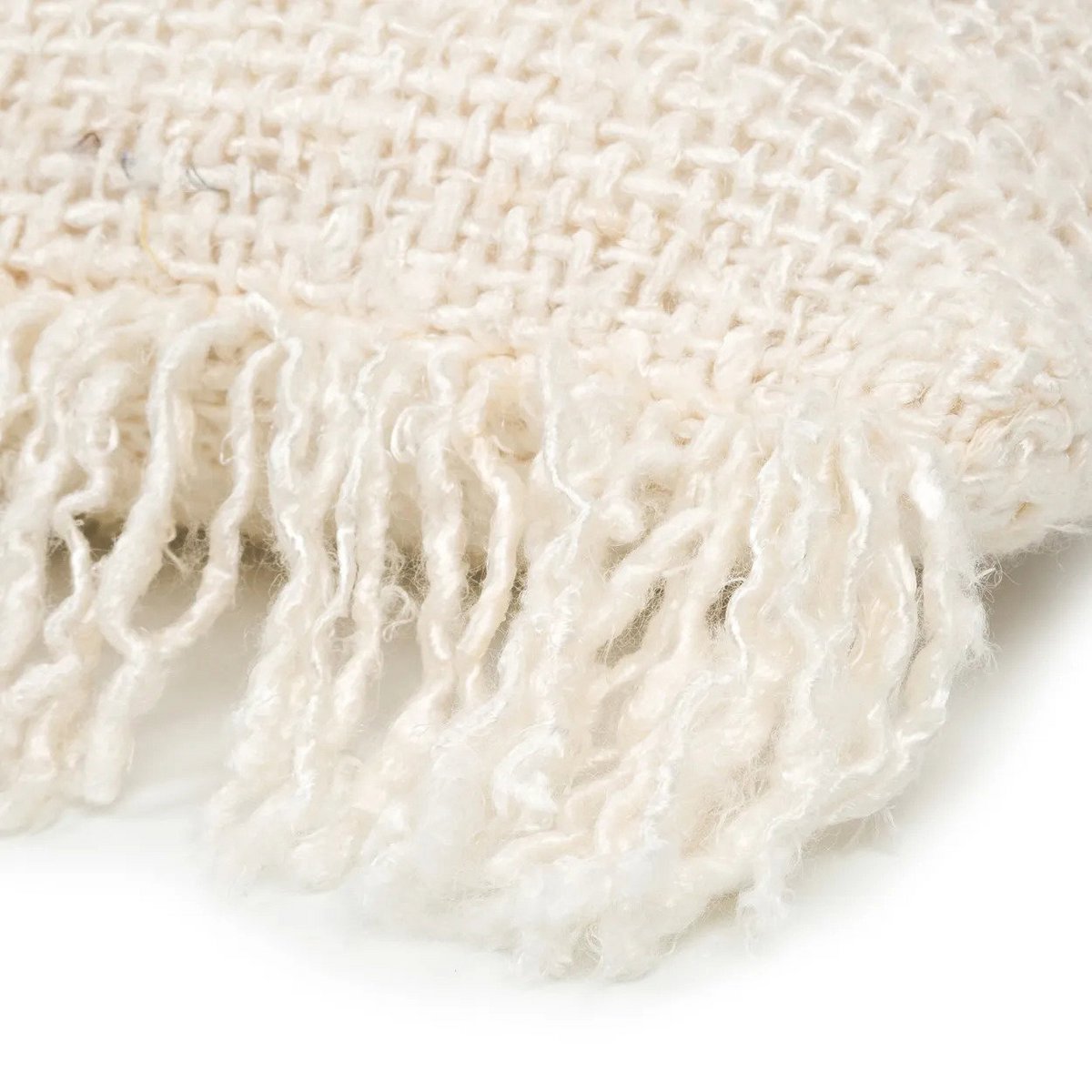 Housse de coussin en coton Oh My Gee – Crème – 40×40cm | Bazar Bizar