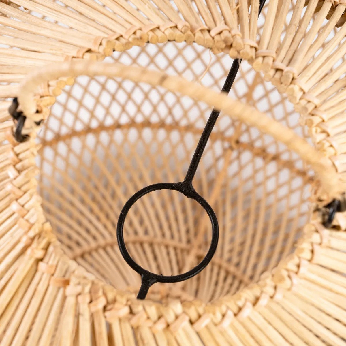 Suspension en rotin Batu Bolong – Naturel – M | Bazar Bizar