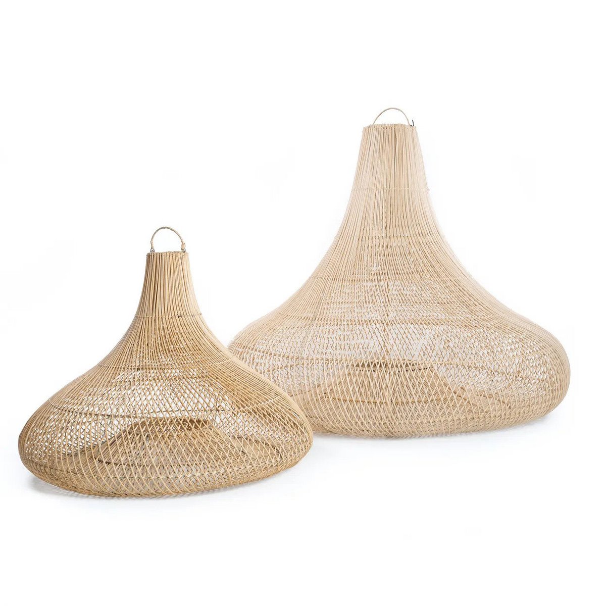 Abat-jour en rotin The Shala – Naturel – Taille L | Bazar Bizar