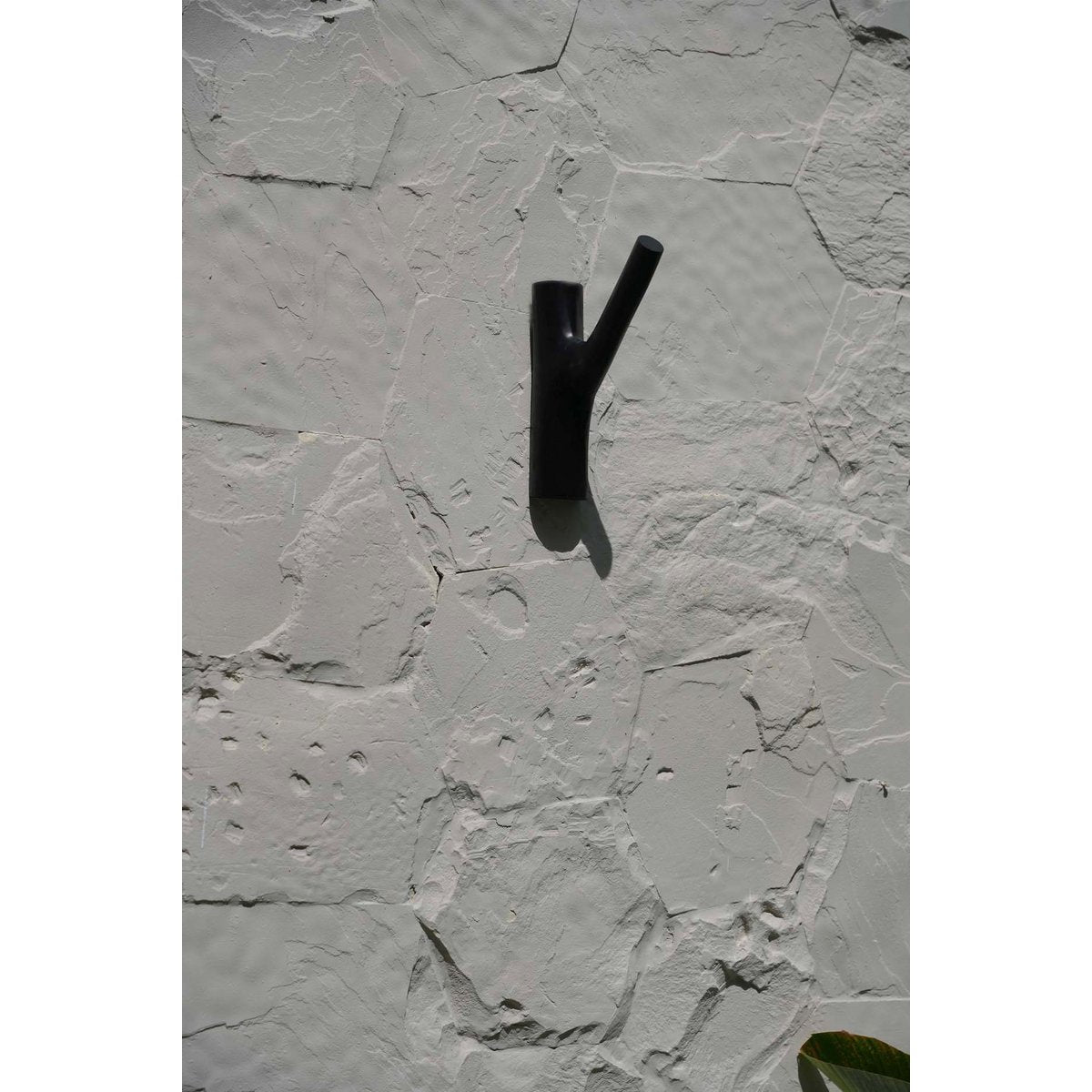 Patère Murale en Teck - Noir
