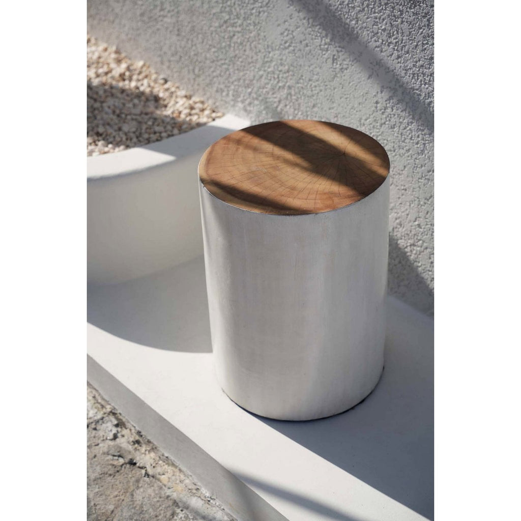 Le Tabouret Tribe - Blanc Naturel