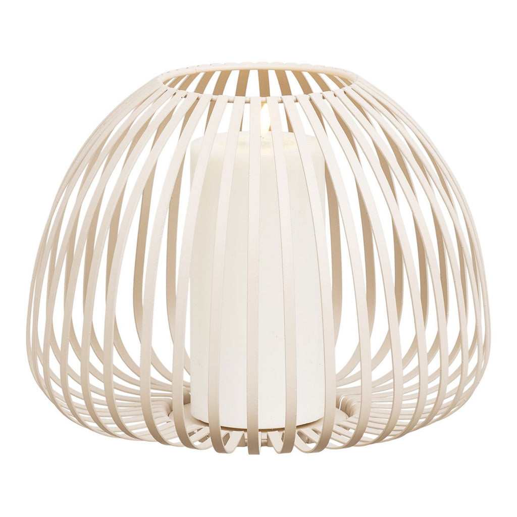 Lanterne Stoense - Métal Beige, Ø25x19 cm