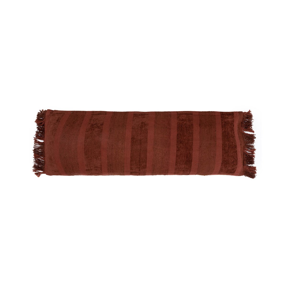 Housse de coussin longue Oh My Gee – Velours Bordeaux – 35×100cm | Bazar Bizar