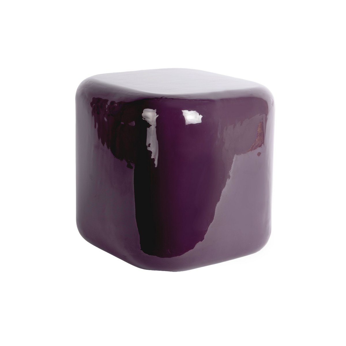 Tabouret Cadix Carré Violet