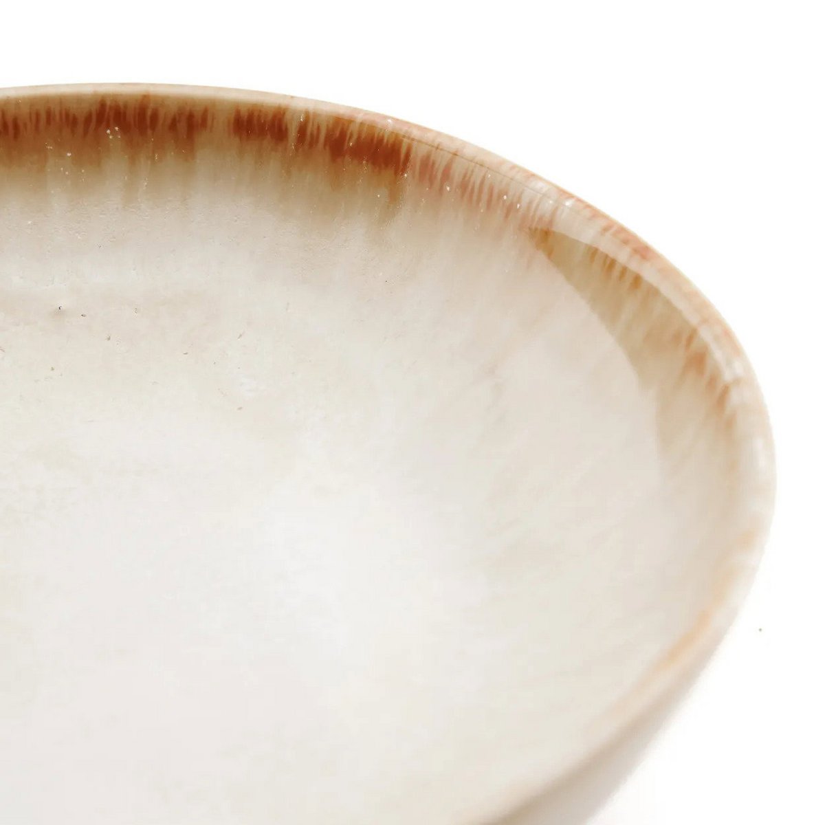 Coupelle en grès Cascais – Blanc & Or | Bazar Bizar