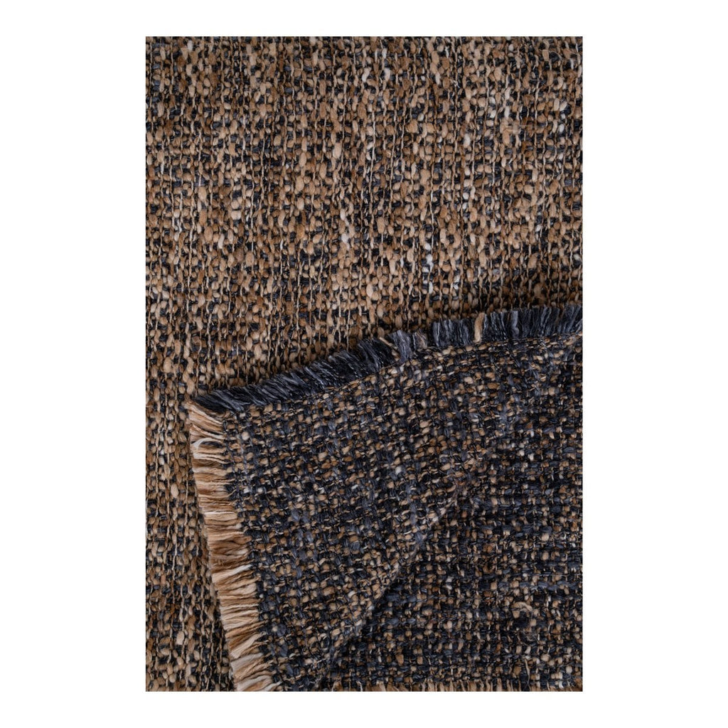 Ely Plaid - Plaid, bleu/jaune, Coton, Polyester, 130x170 cm
