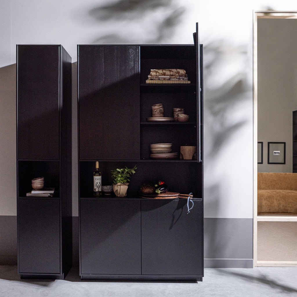 FINCA ARMOIRE DE RANGEMENT 40 CM BOIS PROFOND NOIR [fsc]