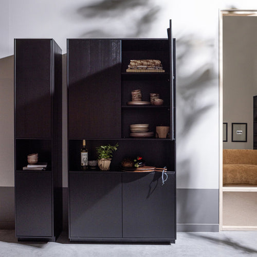 FINCA ARMOIRE DE RANGEMENT 40 CM BOIS PROFOND NOIR [fsc]