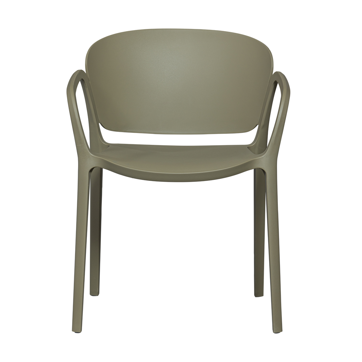 BENT CHAISE DE JARDIN EN PLASTIQUE VERT