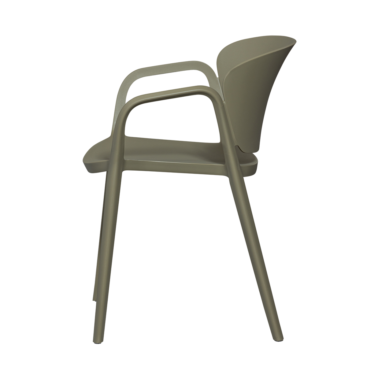 BENT CHAISE DE JARDIN EN PLASTIQUE VERT