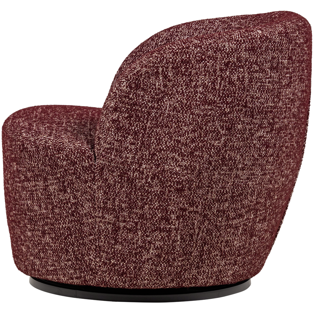 SERRA FAUTEUIL BORDEAUX ROUGE MELANGE