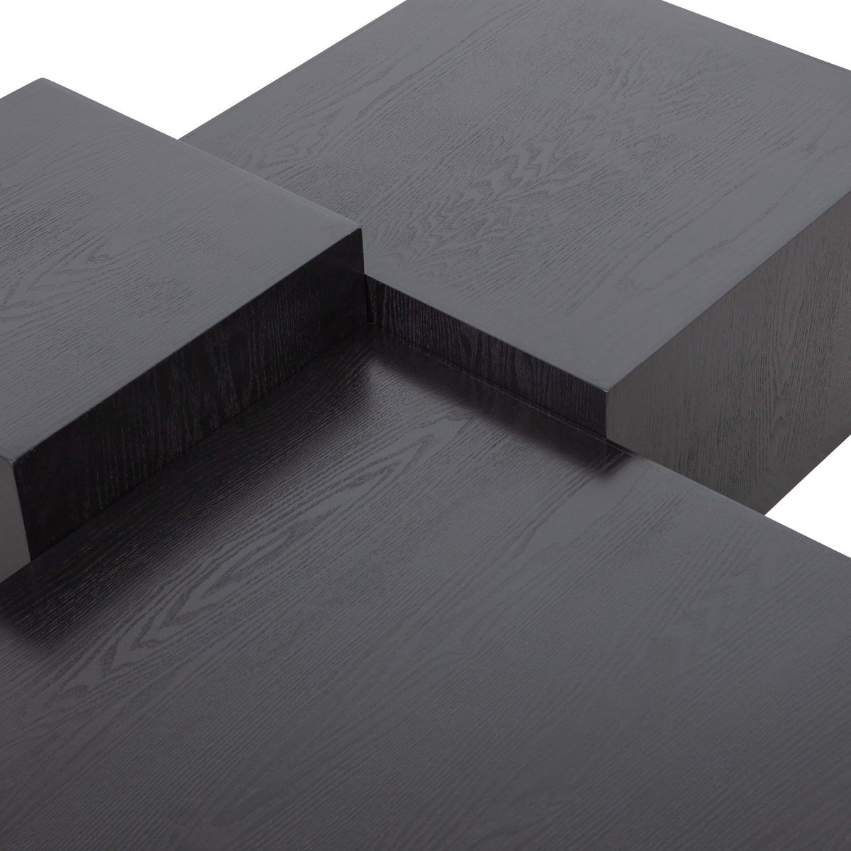 PIM TABLE D APPOINT BOIS DE NOIR - SET DE 3