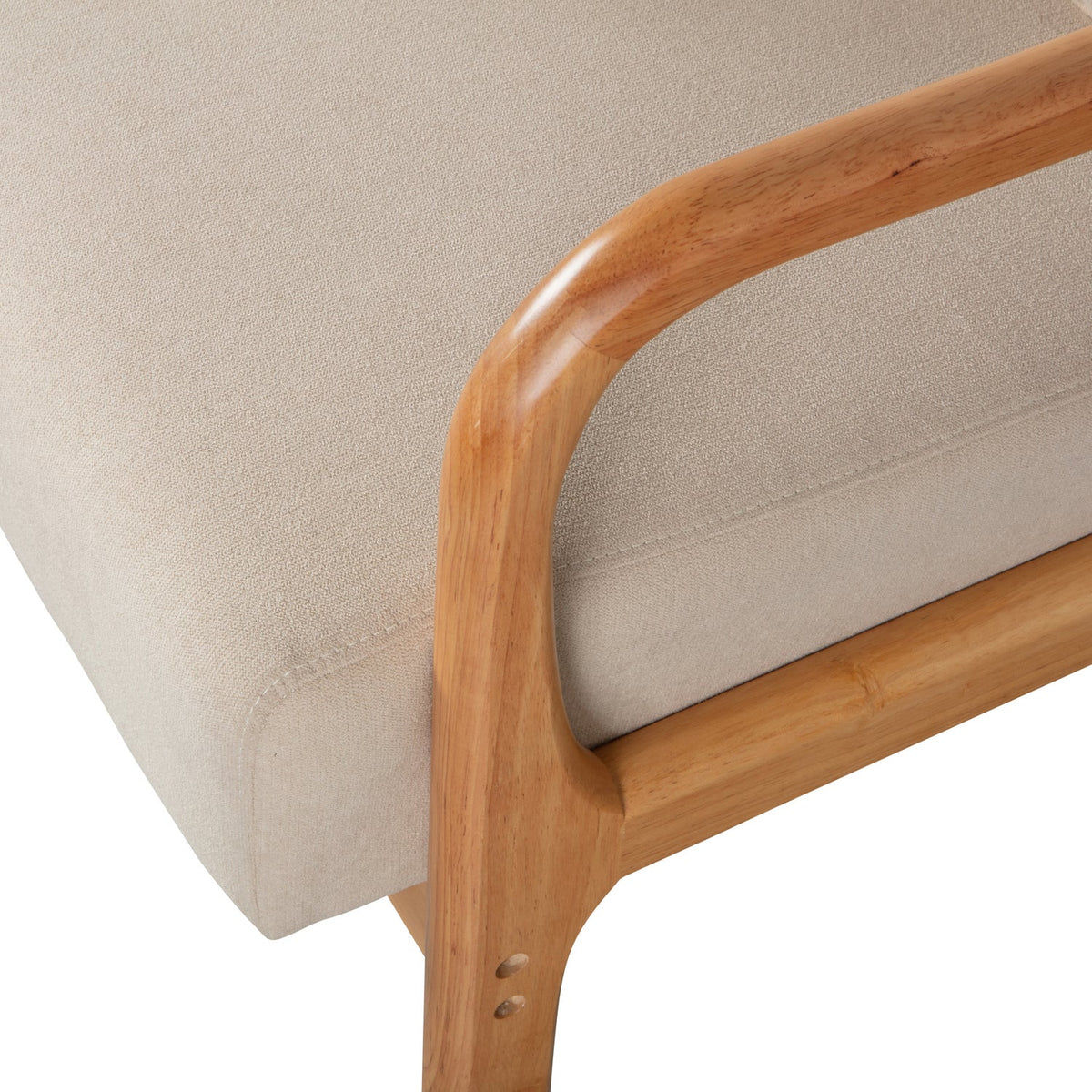 MARK FAUTEUIL TISSU TISSE NATUREL