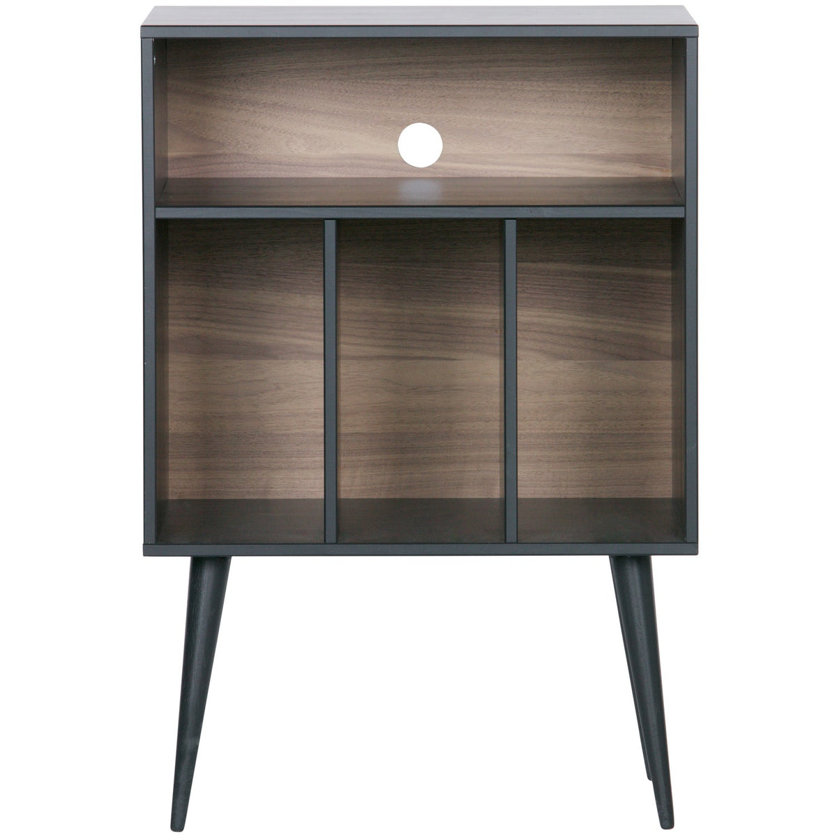 JAMES PETIT ARMOIRE EN BOIS NOIR/BOX [fsc]