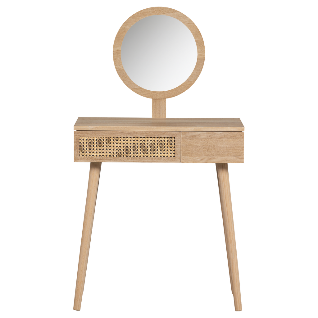 SOOF TABLE DE TOILETTE OU HALL EN BOIS NATUREL
