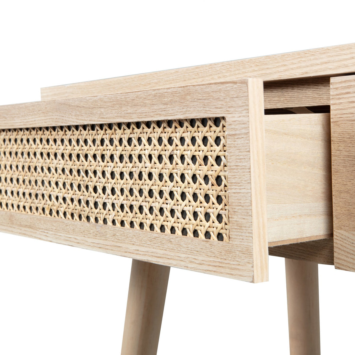 SOOF TABLE DE TOILETTE OU HALL EN BOIS NATUREL