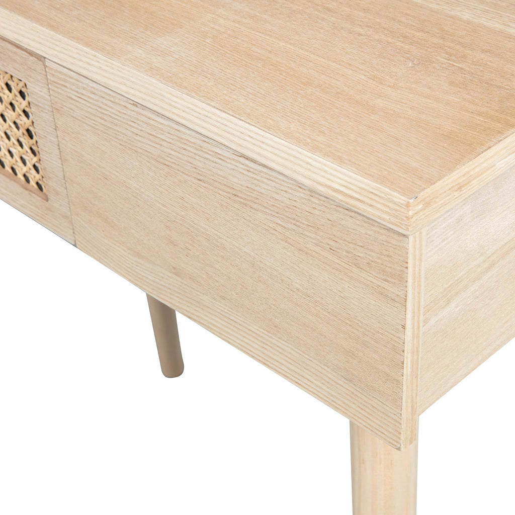 SOOF TABLE DE TOILETTE OU HALL EN BOIS NATUREL