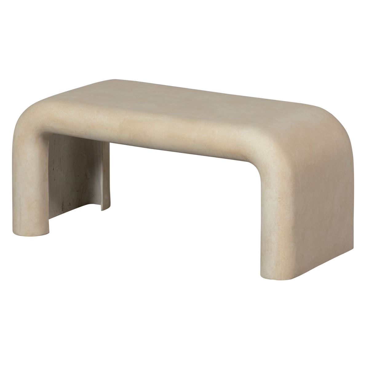 STANI TABLE BASSE ASPECT BETON NATUREL - SET DE 2